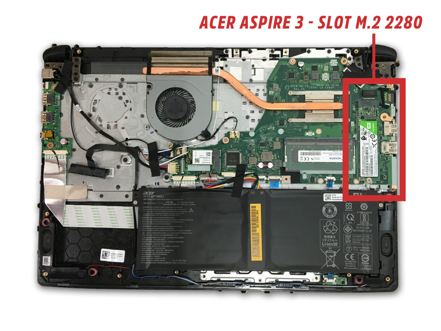 Можно ли поставить ssd m2 в ноутбук acer aspire 7750g